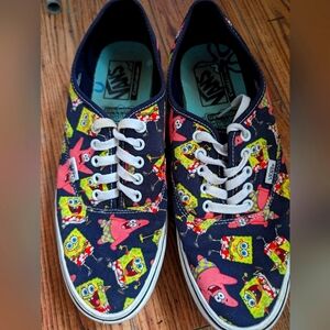 Spongebob SquarePants Vans unisex size M 9.5 W 11
